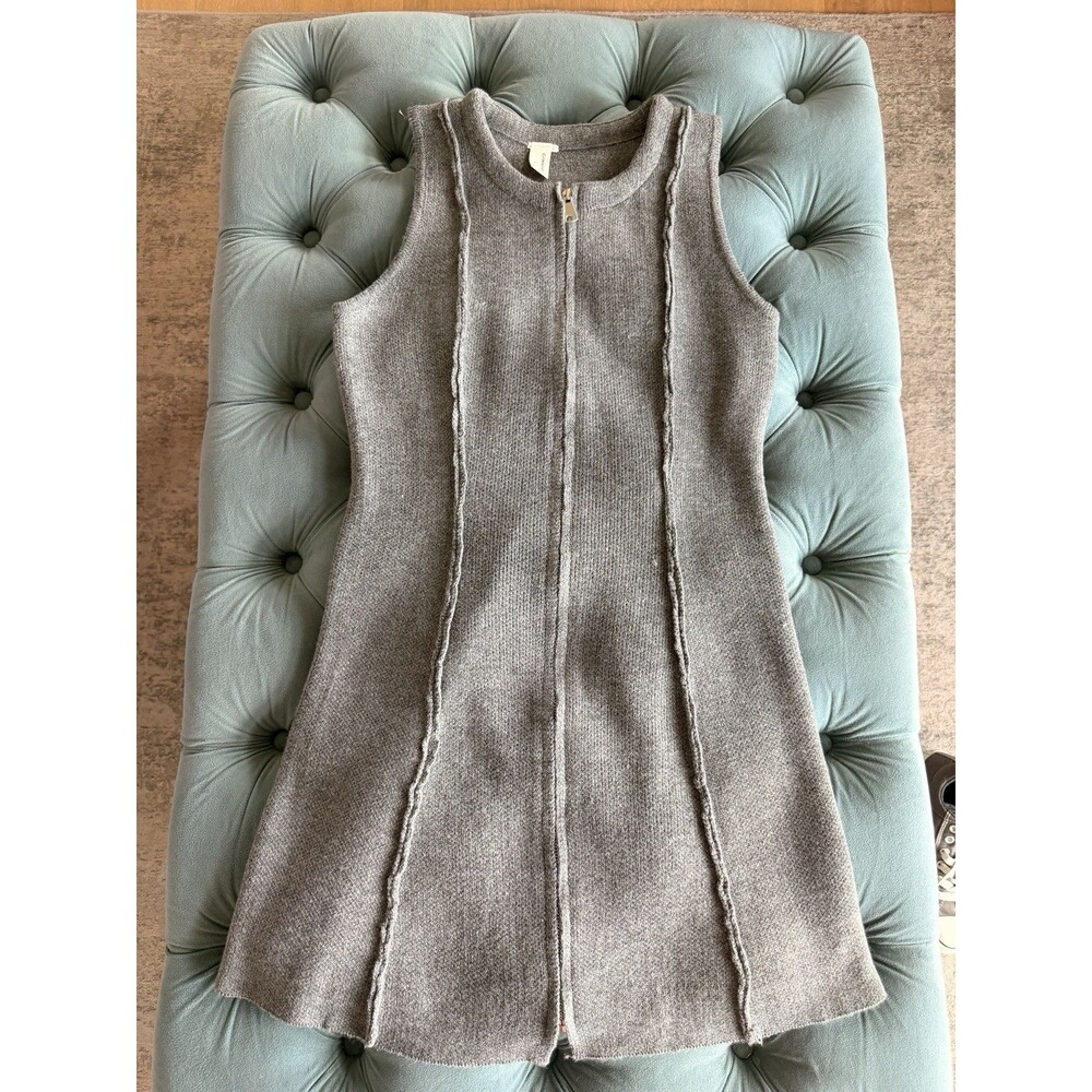 Commense Gray Wool Blend Dress Women’s Size Large L
